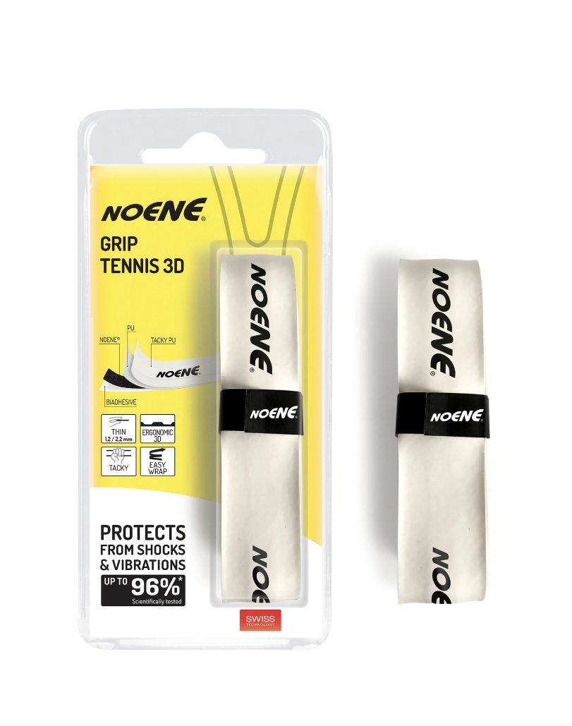 GRIP TENNIS 3D COM ADERÊNCIA ANTI-CHOQUE NOENE